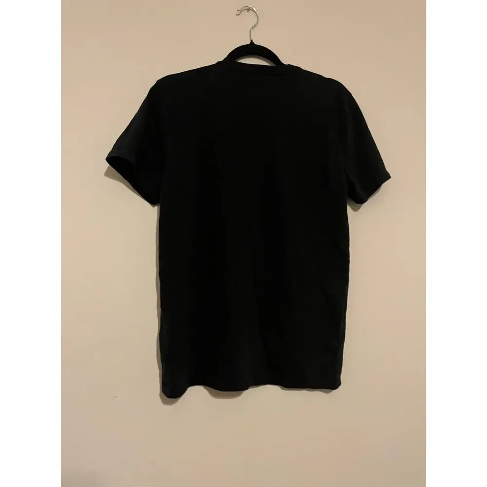 Bundle of 3 Short Sleeve Tees Henley Black Red Size M